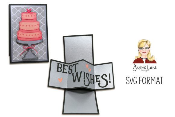 Best Wishes Twist Pop Card: 3D SVG Shapes Review