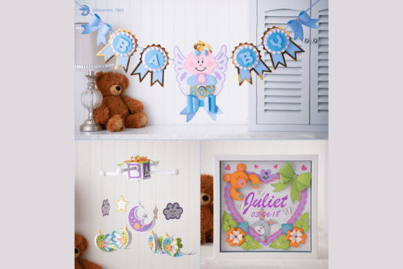 Bundle of Joy SVG Bundle for 3D Baby Crafts