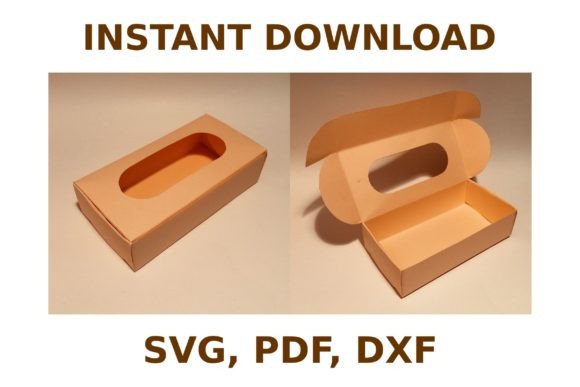 Cake Box with Window Template: A 3D SVG Shapes Review