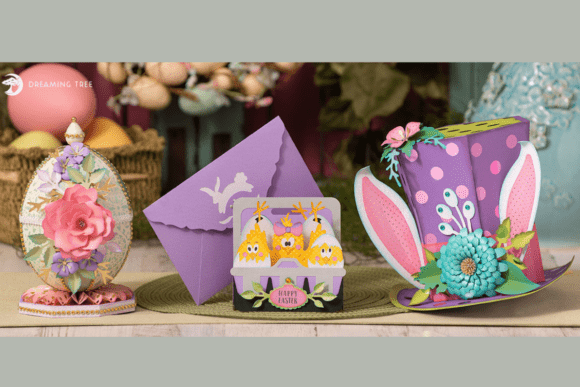 Easter Time 3D SVG Bundle: A Festive Craft Asset for Spring Creations