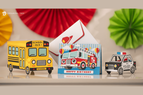 Kiddie Cruisers SVG Bundle: 3D SVG for School Brands