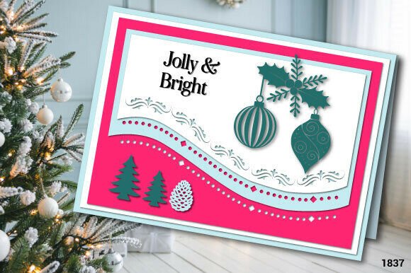 Multi Layer Christmas Gift Card SVG 1837 Review for Real Projects