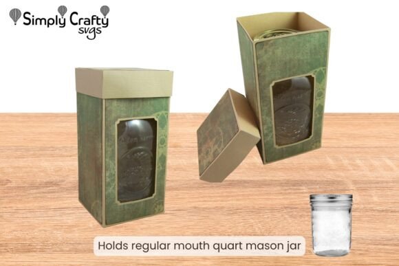 Quart Mason Jar Box SVG Review for Real Embroidery Projects