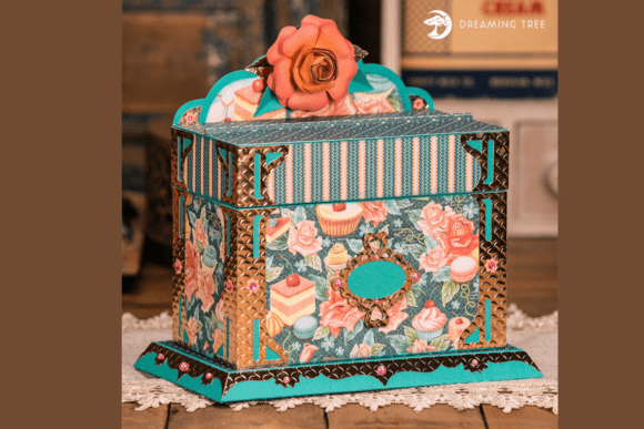 Recipe Box SVG: A Charming 3D Design for Centerpiece Creations