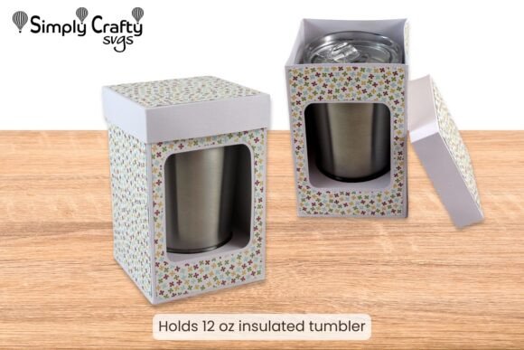 Small Tumbler Box 12 Oz Mini SVG for Objects