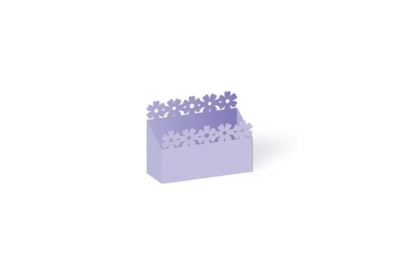 Spring Flowers Tray Party Favour Box SVG: A 3D Design Asset for Birthday Blogs