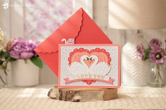 Swan Song Card SVG Review for Real Embroidery Projects