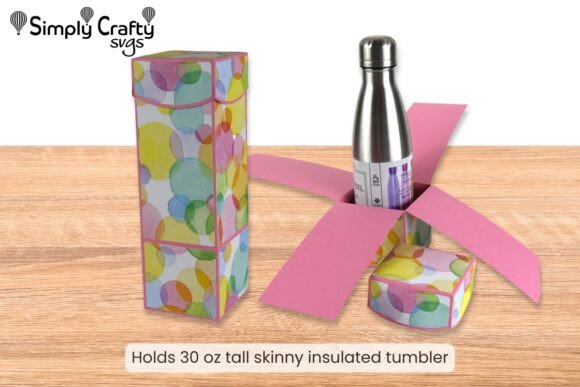 Tall Skinny Tumbler Explosion Box SVG Review