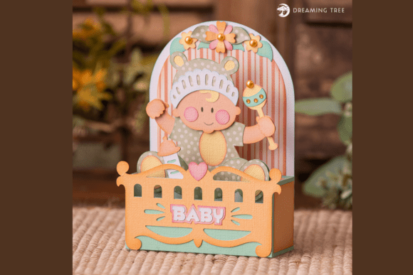 Welcome a New Bundle of Joy with 3D SVG Baby Box Card